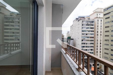 Sacada de kitnet/studio para alugar com 1 quarto, 26m² em Consolação, São Paulo
