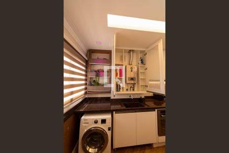 Sala_Cozinha - Conjugada de apartamento à venda com 1 quarto, 53m² em Empresarial 18 do Forte, Barueri