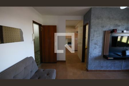 Sala de apartamento para alugar com 1 quarto, 54m² em Canto do Forte, Praia Grande