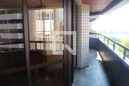 Varanda da Sala de apartamento à venda com 4 quartos, 205m² em Barcelona, São Caetano do Sul