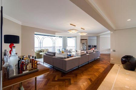 Sala de apartamento à venda com 4 quartos, 347m² em Jardim Fonte do Morumbi, São Paulo