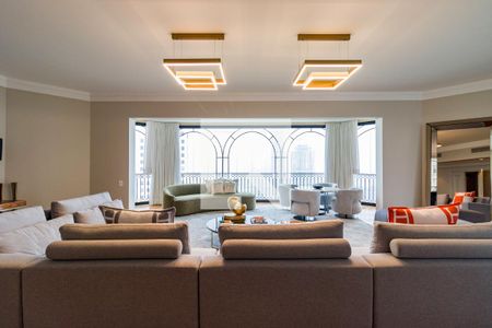 Sala de apartamento à venda com 4 quartos, 347m² em Jardim Fonte do Morumbi, São Paulo