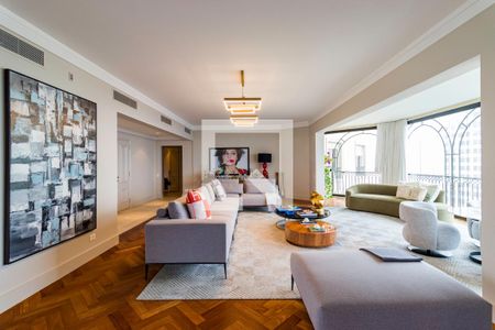 Sala de apartamento à venda com 4 quartos, 347m² em Jardim Fonte do Morumbi, São Paulo