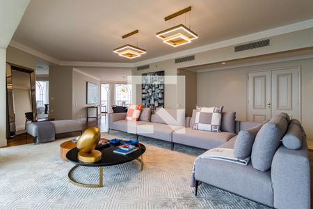 Sala de apartamento à venda com 4 quartos, 347m² em Jardim Fonte do Morumbi, São Paulo