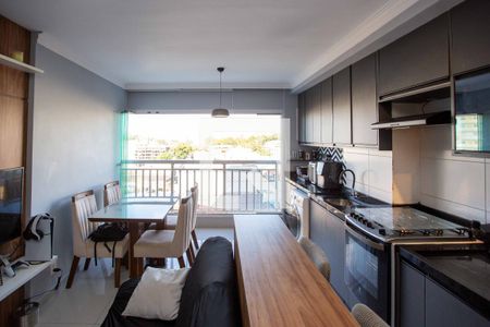Sala/Cozinha/area de Serviço/Varanda de apartamento à venda com 1 quarto, 35m² em Centro, Diadema