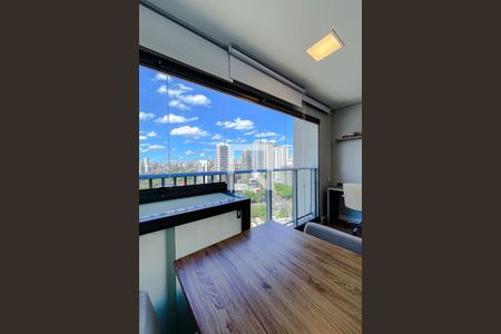 Varanda de kitnet/studio para alugar com 1 quarto, 27m² em Chácara Klabin, São Paulo