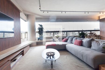 Sala de TV de apartamento à venda com 3 quartos, 174m² em Vale do Sereno, Nova Lima