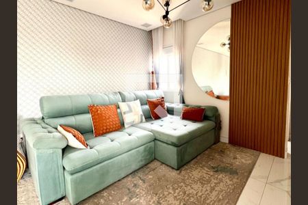 Sala de apartamento para alugar com 2 quartos, 77m² em Vila Marlene, São Bernardo do Campo