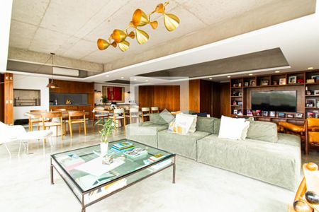 Sala  de apartamento para alugar com 4 quartos, 244m² em Água Branca, São Paulo