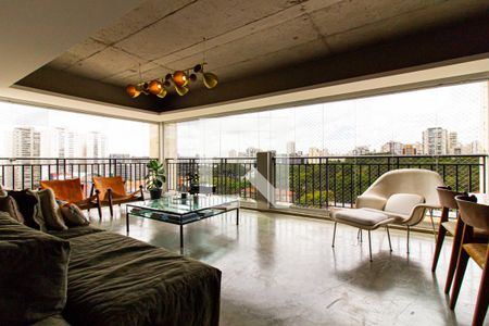 Sala  de apartamento para alugar com 4 quartos, 244m² em Água Branca, São Paulo