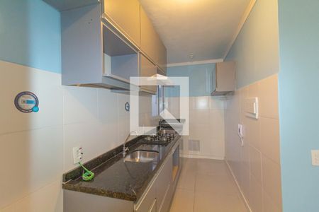 Cozinha e Área de Serviço de apartamento para alugar com 2 quartos, 42m² em Mato Grande, Canoas