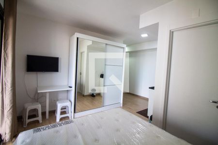 Sala / Quarto - Studio de kitnet/studio à venda com 1 quarto, 30m² em Cidade Monções, São Paulo