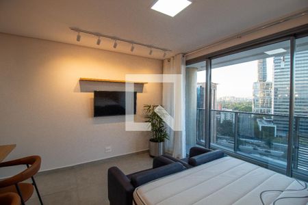 Sala/Quarto de apartamento para alugar com 1 quarto, 35m² em Pinheiros, São Paulo