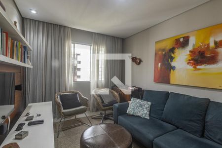Sala de apartamento à venda com 1 quarto, 43m² em Indianópolis, São Paulo