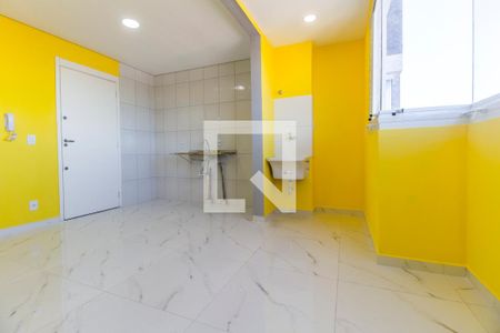 Varanda da Sala/Cozinha de apartamento para alugar com 2 quartos, 40m² em Vila Sul Americana, Carapicuíba