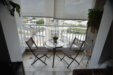 Varanda da Sala de apartamento à venda com 2 quartos, 54m² em Casa Branca, Santo André