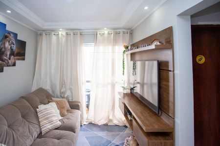 Sala de apartamento à venda com 2 quartos, 52m² em Campanário, Diadema