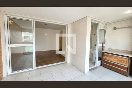 Varanda da Sala de apartamento para alugar com 2 quartos, 76m² em Ponta da Praia, Santos