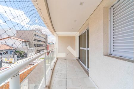 Varanda da Sala de apartamento à venda com 3 quartos, 90m² em Vila Floresta, Santo André
