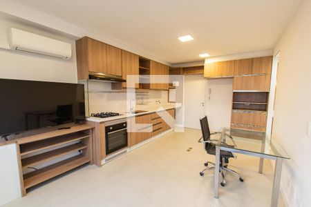 Sala/cozinha de apartamento para alugar com 1 quarto, 38m² em Vila Mariana, São Paulo