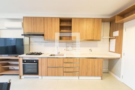 Sala/cozinha de apartamento para alugar com 1 quarto, 38m² em Vila Mariana, São Paulo