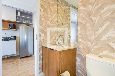 Banheiro de kitnet/studio à venda com 1 quarto, 21m² em Belenzinho, São Paulo