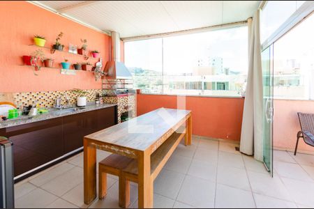 Área gourmet de apartamento à venda com 2 quartos, 120m² em Jardim America, Belo Horizonte