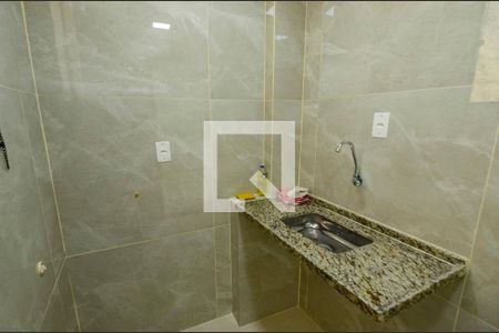 Cozinha e Área de Serviço de kitnet/studio para alugar com 1 quarto, 27m² em Tijuca, Rio de Janeiro