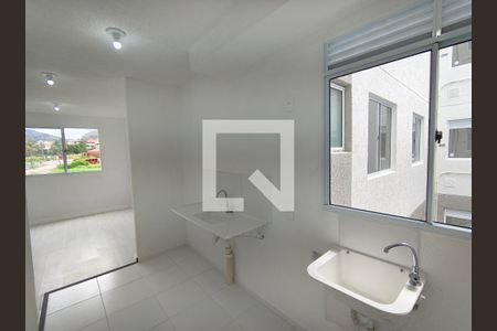 Sala/Cozinha de apartamento para alugar com 2 quartos, 41m² em Taquara, Rio de Janeiro