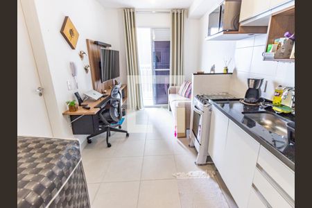 Sala/Cozinha de apartamento para alugar com 1 quarto, 29m² em Belenzinho, São Paulo