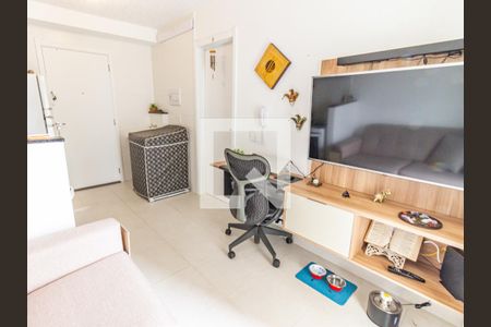 Sala/Cozinha de apartamento para alugar com 1 quarto, 29m² em Belenzinho, São Paulo