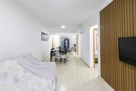 Sala de apartamento para alugar com 2 quartos, 91m² em Guilhermina, Praia Grande