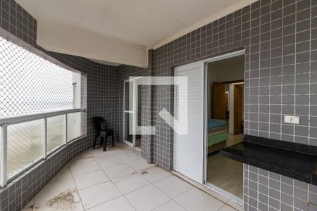 Varanda da Sala de apartamento para alugar com 2 quartos, 91m² em Guilhermina, Praia Grande