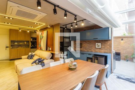 Sala de apartamento para alugar com 1 quarto, 72m² em Indianópolis, São Paulo