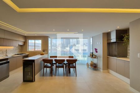 Sala de jantar de apartamento à venda com 3 quartos, 134m² em Jardim do Mar, São Bernardo do Campo