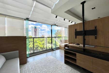 Sala de apartamento à venda com 1 quarto, 65m² em Vila Clementino, São Paulo