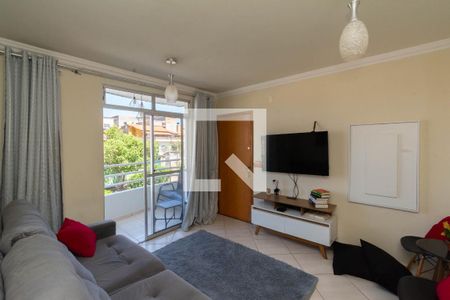 Sala de apartamento à venda com 2 quartos, 53m² em Brasil Industrial (Barreiro), Belo Horizonte