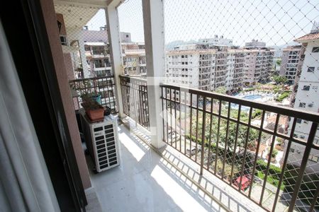 Varanda da Sala de apartamento à venda com 3 quartos, 164m² em Taquara, Rio de Janeiro