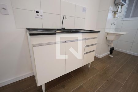 Cozinha e Área de Serviço de apartamento para alugar com 2 quartos, 41m² em Jardim, Santo André