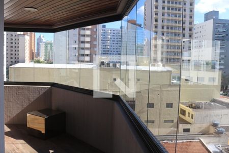 Varanda da Sala de apartamento para alugar com 4 quartos, 284m² em Santo Antônio, São Caetano do Sul