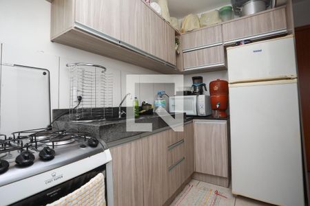 Cozinha  de apartamento à venda com 2 quartos, 55m² em Morro Santana, Porto Alegre