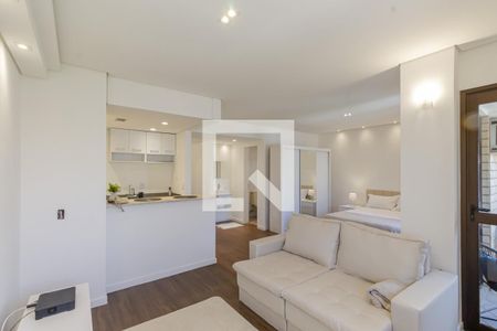 Sala de kitnet/studio à venda com 1 quarto, 39m² em Indianópolis, São Paulo