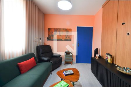 Sala de apartamento à venda com 3 quartos, 80m² em Anchieta, Belo Horizonte
