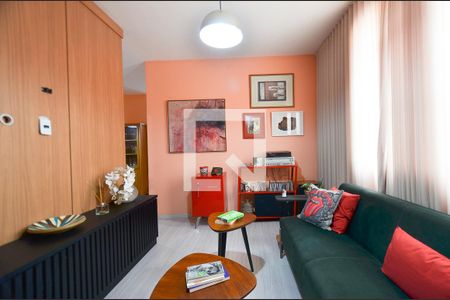 Sala de apartamento à venda com 3 quartos, 80m² em Anchieta, Belo Horizonte