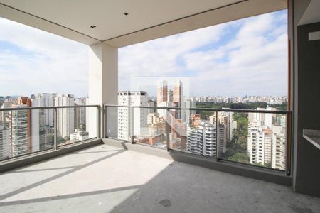 Varanda de apartamento à venda com 3 quartos, 141m² em Indianópolis, São Paulo