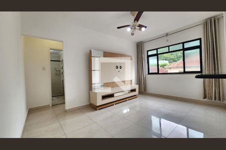Sala de apartamento para alugar com 1 quarto, 50m² em Marapé, Santos