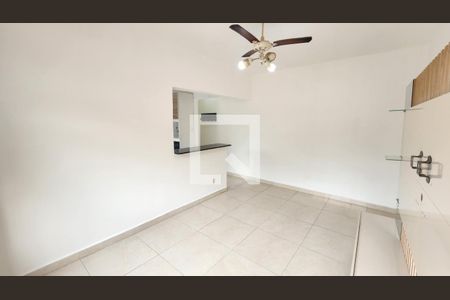 Sala de apartamento para alugar com 1 quarto, 50m² em Marapé, Santos