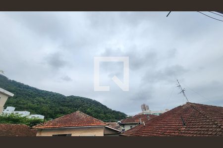 Vista da Sala de apartamento para alugar com 1 quarto, 50m² em Marapé, Santos