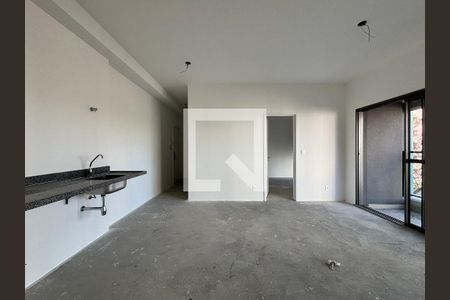 Sala/Cozinha de apartamento à venda com 2 quartos, 66m² em Indianópolis, São Paulo