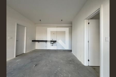 Sala/Cozinha de apartamento à venda com 2 quartos, 66m² em Indianópolis, São Paulo